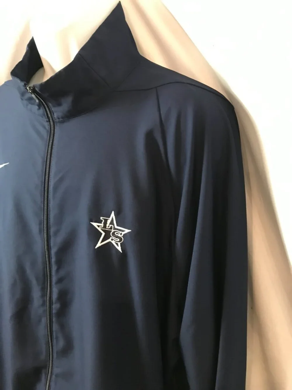 Nike Lone Star State Long Sleeve Raincoat Style Athlete Sport Cut Jacket